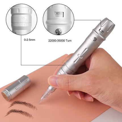 New Wireless PMU Machine Permanent Makeup Kits, Tattoo Pen for Lip/Eyeliner / Eyebrows Microshading Microblading Tattoo Kits