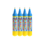 4 Pcs Blue Pens