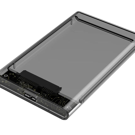 Transparent External Hard Drive Enclosure for Laptops