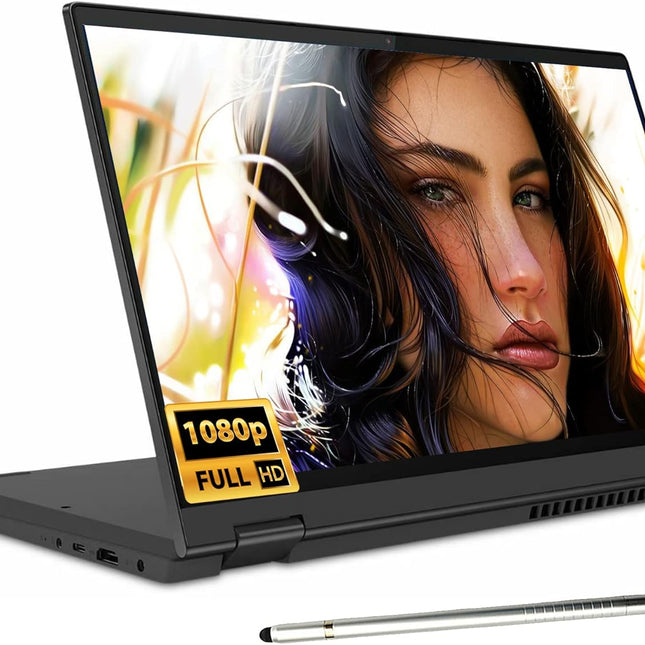 New  Flex 5 14" 2-In-1 Touchscreen Laptop, 8-Core AMD Ryzen 7 4700U (Beat I7-8550U), FHD IPS, Backlit, Fingerprint, Bundled with Woov Sleeve, Win 10, Black (8GB|1024GB SSD)