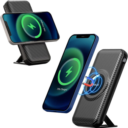 Magnetic Wireless Portable Charger Power Bank, 20000Mah with 7.5W Wireless Charging and 20W USB C Power Delivery Battery Pack, Smart LED & Kickstand, Only Compatible with Iphone 14/13/12 Series