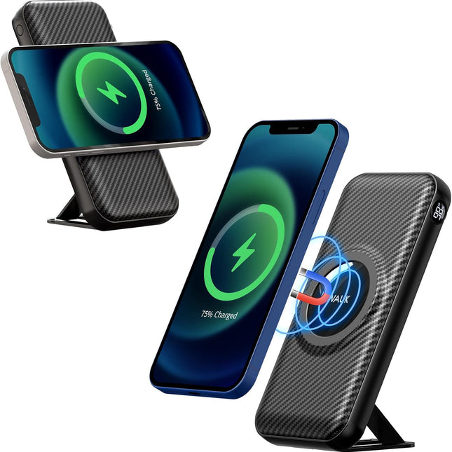 Magnetic Wireless Portable Charger Power Bank, 20000Mah with 7.5W Wireless Charging and 20W USB C Power Delivery Battery Pack, Smart LED & Kickstand, Only Compatible with Iphone 14/13/12 Series