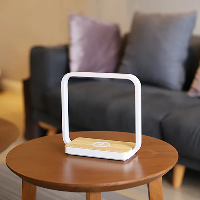 Smart Sensor Bedside Lamp with Wireless Charging