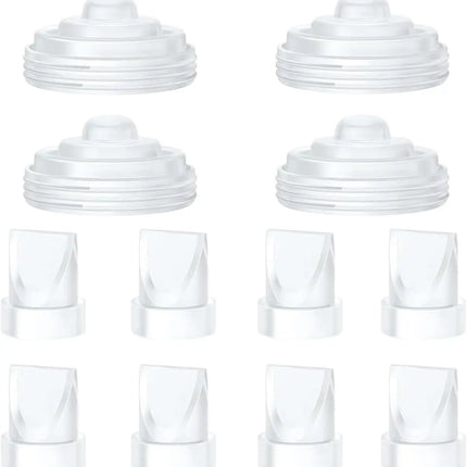 Full Sets 24Mm Collector Cup and Flange Inserts Only Compatible with Momcozy M5 Breast Pump Replacement Accessories