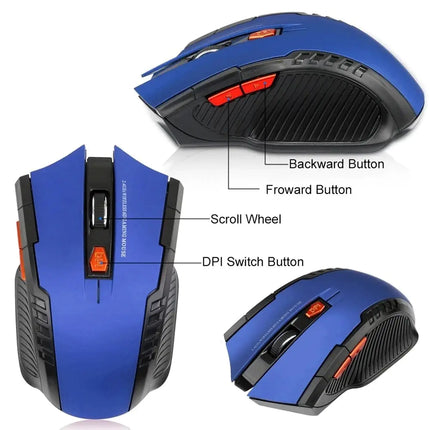 Wireless Battery Mouse for Business and Gaming Laptops
