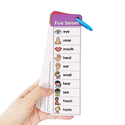 English Writing Words Lists Cards ESL Teaching Materials Sight Words Vocabulary Building Autism Learning Toys Montessori