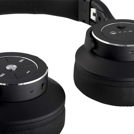 Wavesound 3 Bluetooth 5.0 Headphones Active Noise Cancelling / 16-Hour Battery Life with Precision-Engineered Sound / Foldable Travel & Over-Ear Headphones (Black)