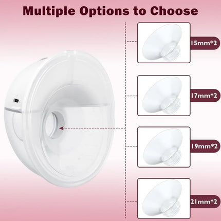 Full Sets 24Mm Collector Cup and Flange Inserts Only Compatible with Momcozy M5 Breast Pump Replacement Accessories