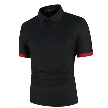 Men Polo Men Shirt Short Sleeve Polo Shirt Contrast Color Polo New Clothing Summer Streetwear Casual Fashion Men Tops