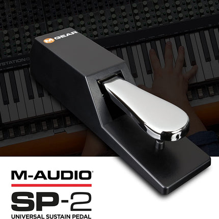 SP-2 - Universal Sustain Pedal with Piano Style Action for MIDI Keyboards, Digital Pianos & More