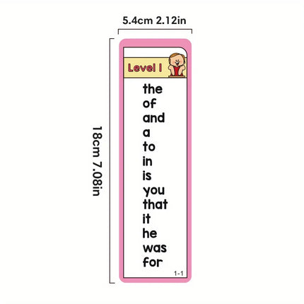 1000 Sight Words List English Educational Flash Cards Vocabulary Building High Frequency Words Teacher Teaching Aids Montessori