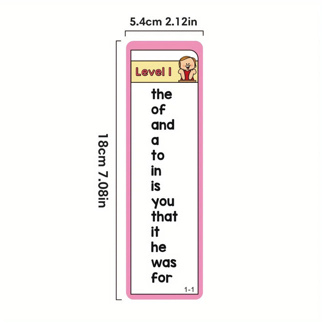 1000 Sight Words List English Educational Flash Cards Vocabulary Building High Frequency Words Teacher Teaching Aids Montessori