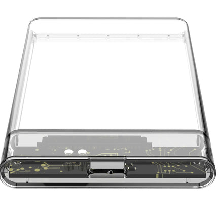 Transparent External Hard Drive Enclosure for Laptops