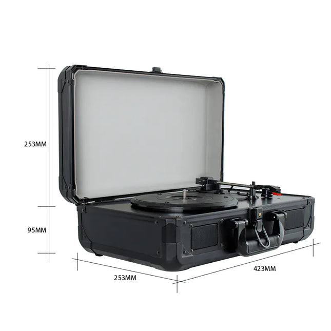 Vintage Bluetooth Record Player with USB Playback