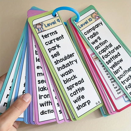 1000 Sight Words List English Educational Flash Cards Vocabulary Building High Frequency Words Teacher Teaching Aids Montessori