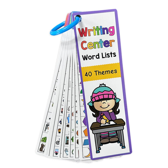 English Writing Words Lists Cards ESL Teaching Materials Sight Words Vocabulary Building Autism Learning Toys Montessori