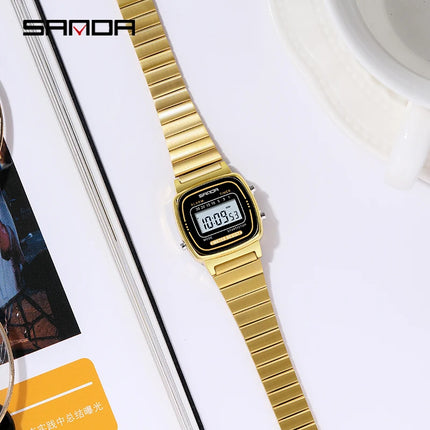Women Golden Classic Quartz Watch Fashion Female Elegant Clock Boy Girl Gift Watches Casual Ladies Waterproof Wristwatch