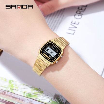 Women Golden Classic Quartz Watch Fashion Female Elegant Clock Boy Girl Gift Watches Casual Ladies Waterproof Wristwatch