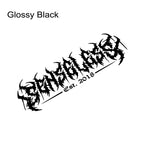 Glossy Black / 91.44X27.42Cm