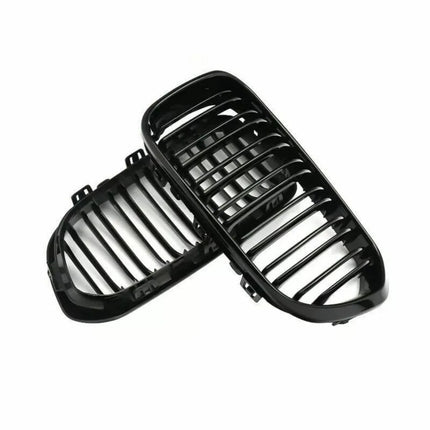 2015-2017 Racing Grille for BMW F20 F21 120I LCI 1 Series 2015 2016 2017 Glossy Black Front Kidney Grill Grille 2 Slat