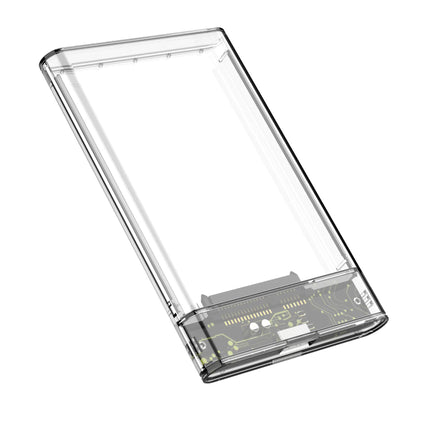 Transparent External Hard Drive Enclosure for Laptops