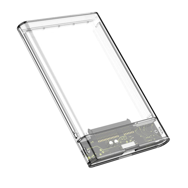 Transparent External Hard Drive Enclosure for Laptops